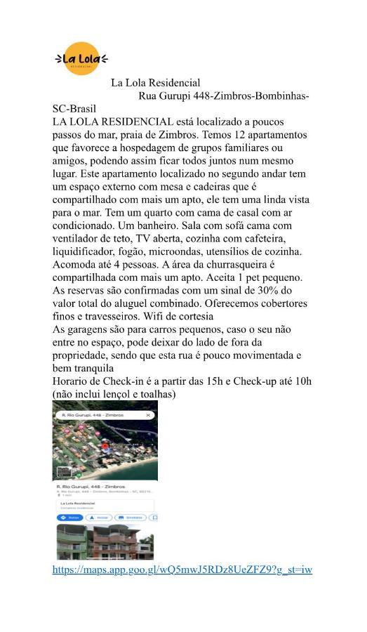 La Lola Residencial Apartment Bombinhas Exterior foto
